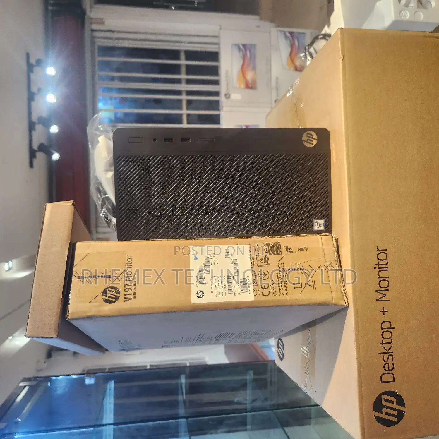 New Desktop Computer HP 290 G4 8GB Intel Core I3 HDD 1T