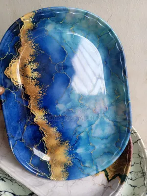 12pcs of Colourful Marble Tray