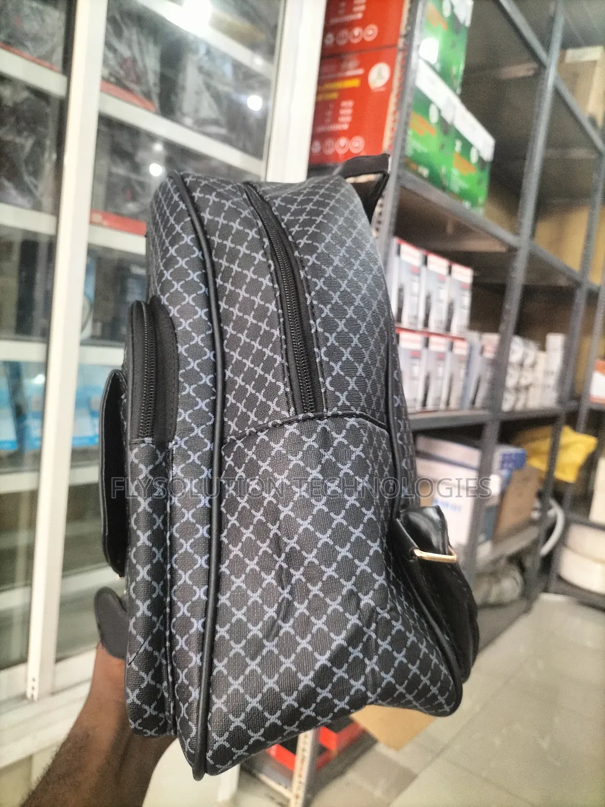 Fashionable Women Backpack With Creative Patterns Leather