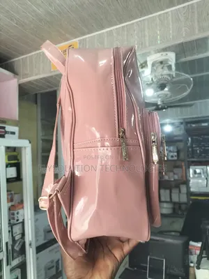 Multipurpose Women Backpack With Creative Patterns - Pink