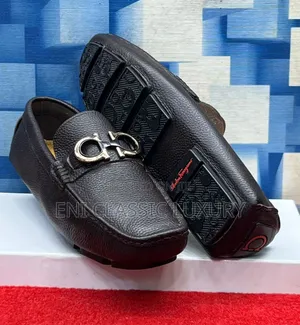Top Quality Leather Loafers Shoes Ferragamo