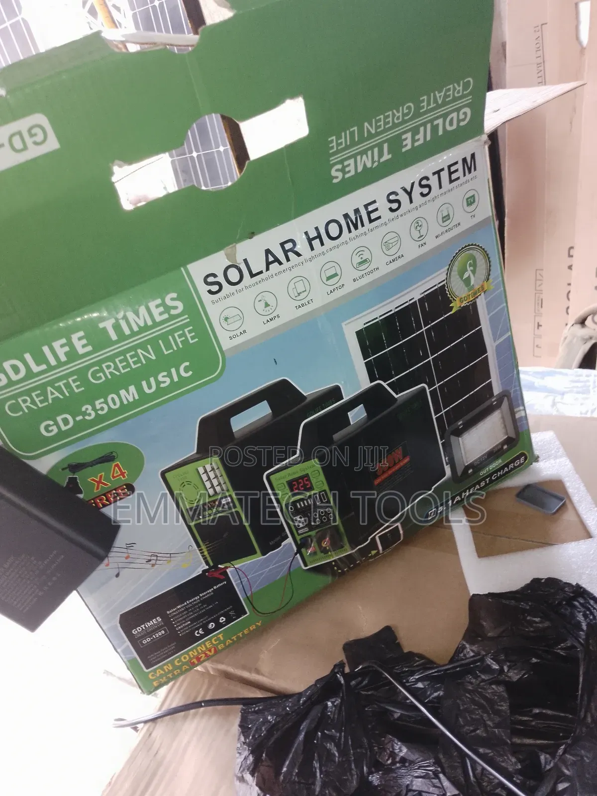 350 Watt Solar Generator