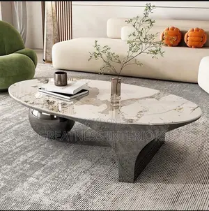 Luxurious Center Table With Side Stool
