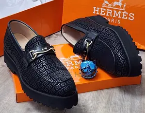 Hermes Patterned Shoes