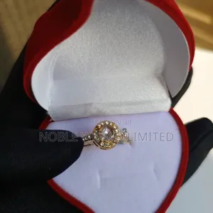 High Quality Gold Color Engagement/ Promise Ring