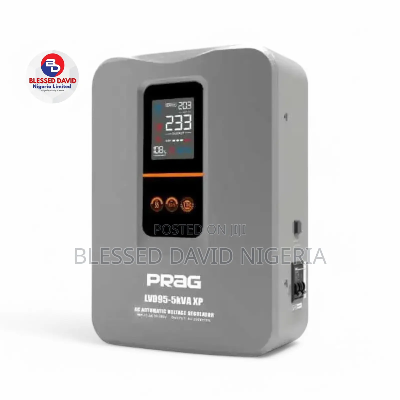 Prag 5KVA Relay XTRA Power Voltage Stabilizer (95-280v) LVD9