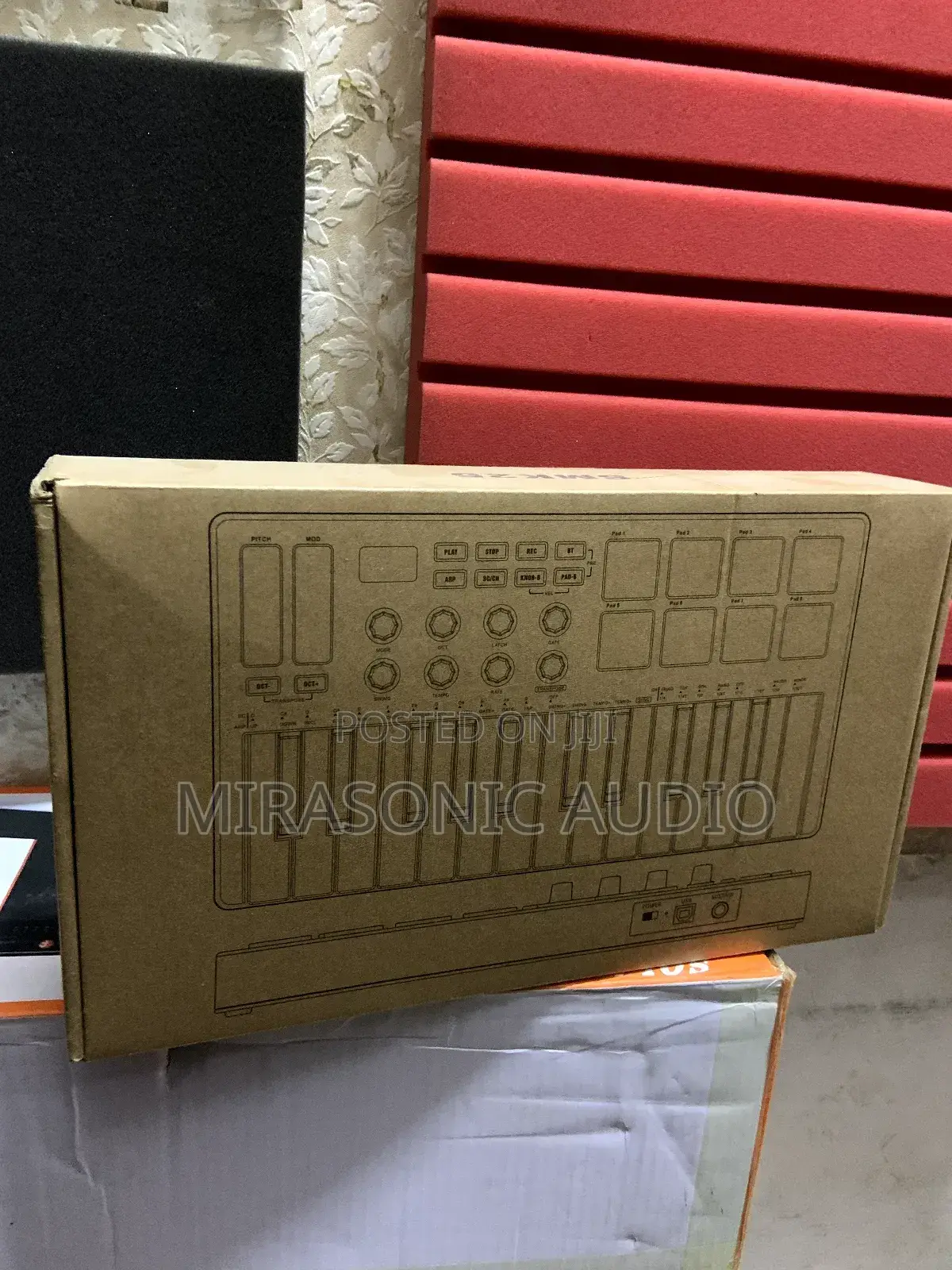 M-vave 25keys Midi Keyboard With Drum Pads