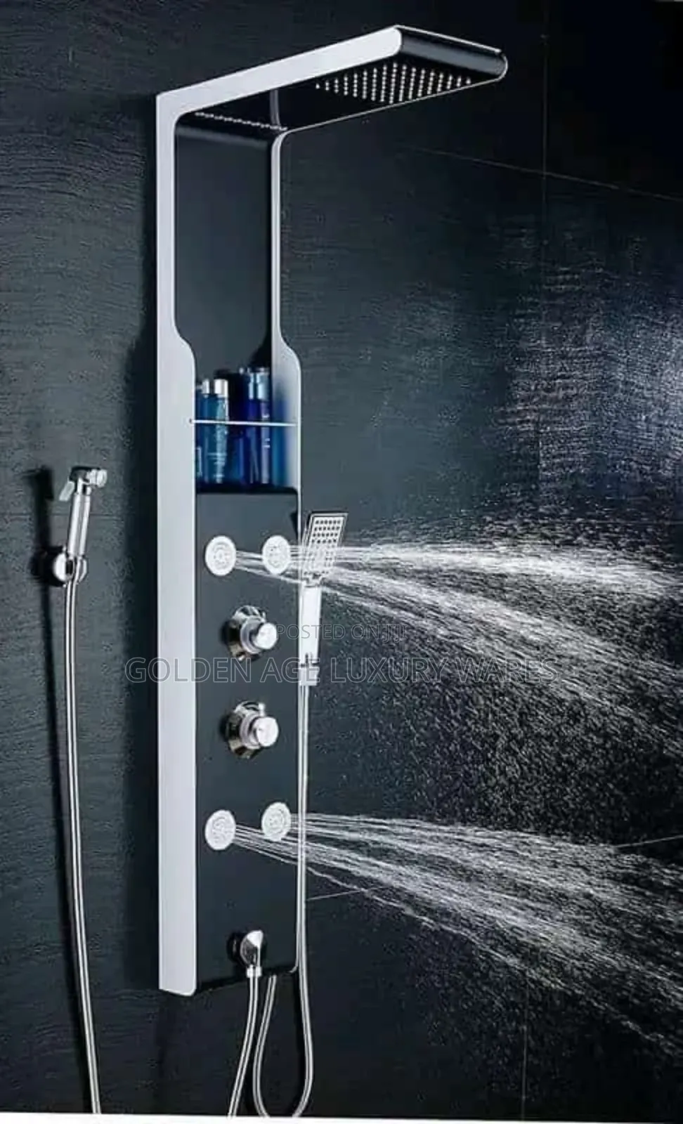 Shower Panel With LED Lights Display