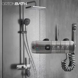 Grey Piano Thermostatic Shower 1