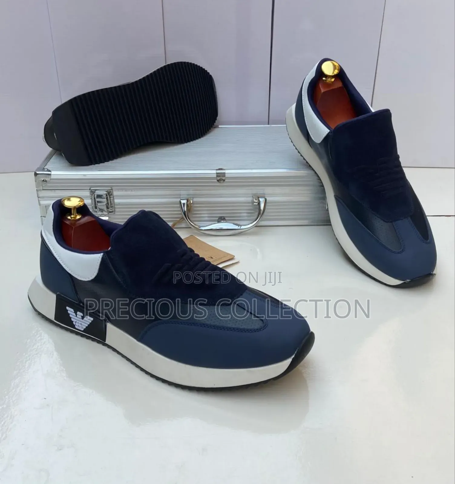 Men's Giorgio Armani Pull on Sneakers