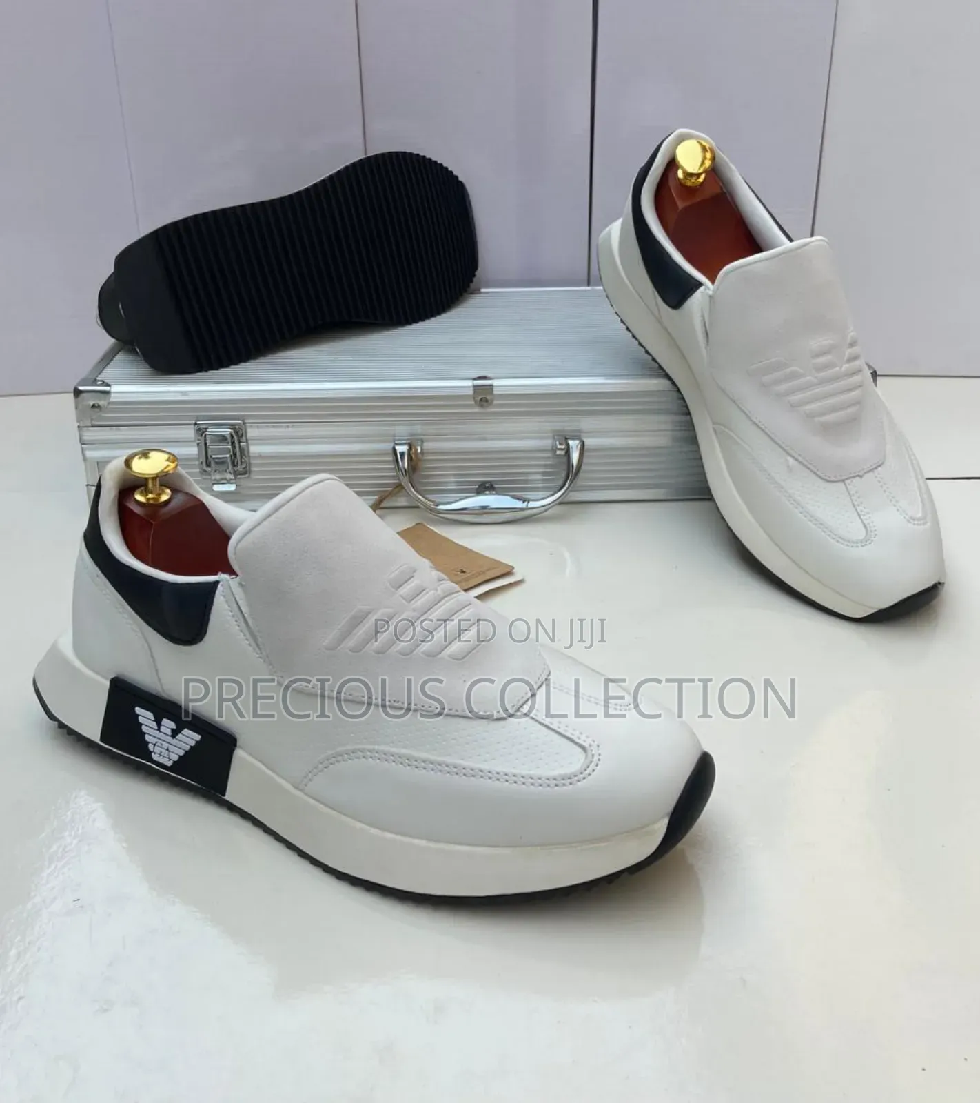 Men's Giorgio Armani Pull on Sneakers