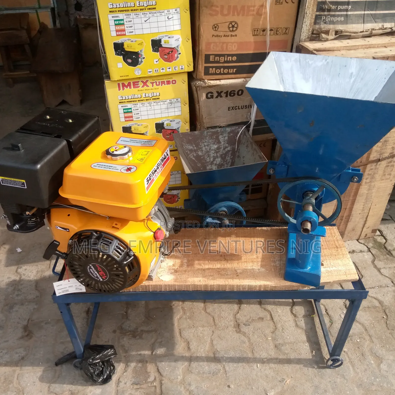 Set of Gasoline Grinder With GX390 13hp Engine