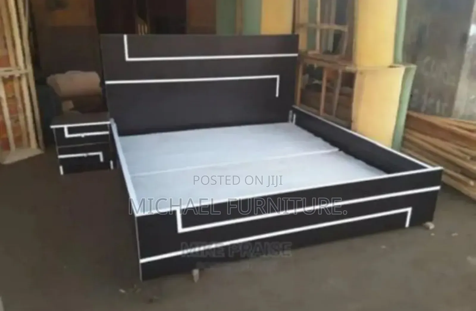 Well-Designed Bed Frame (Size 6x6)