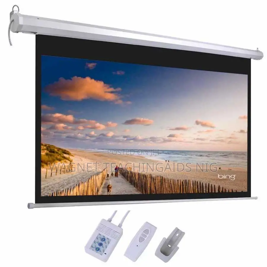 120 X 120 Inches Electric Motorized Projection Screen