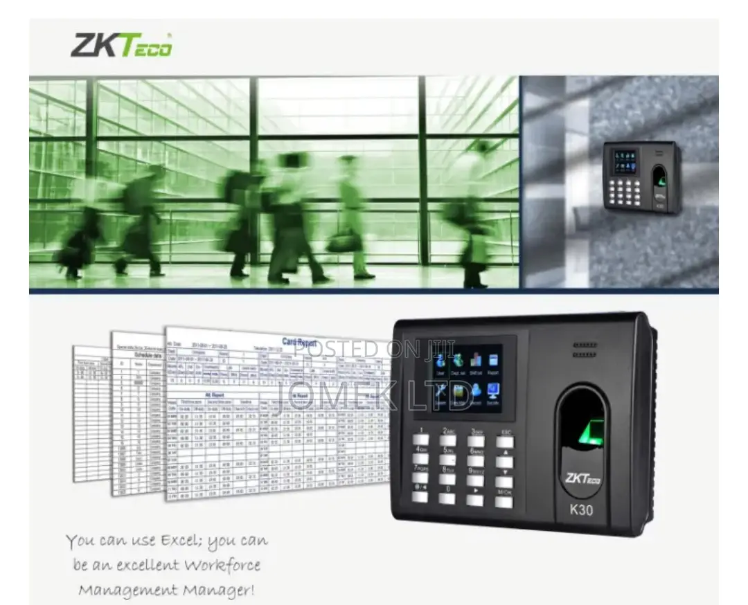 Time Attendance Terminal Built-in Battery Access Control