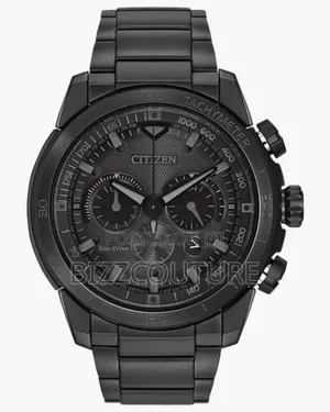 Original CITIZEN ECO DRIVE Black Stainless Watch.