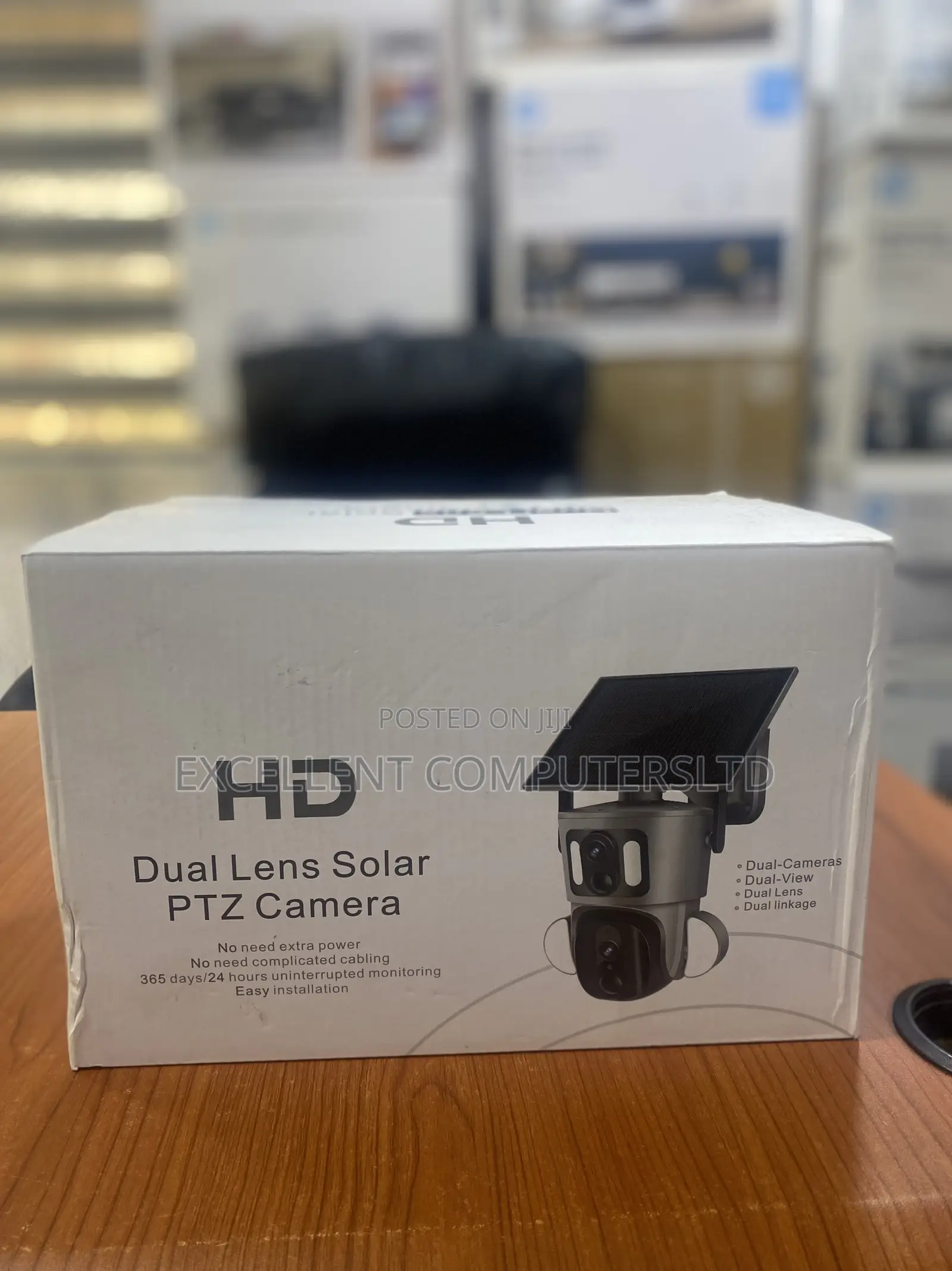 Dual Lens Solar PTZ Camera