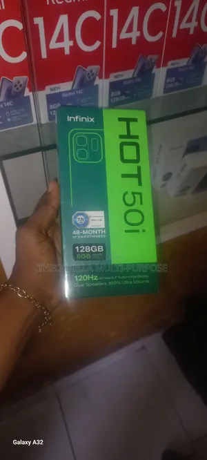 New Infinix Hot 50i 128 GB Black