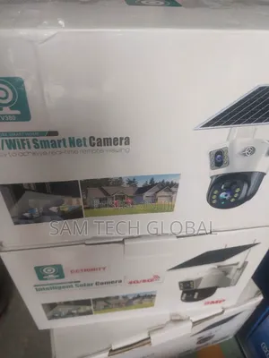 V380 Double Lens Solar CCTV Camera