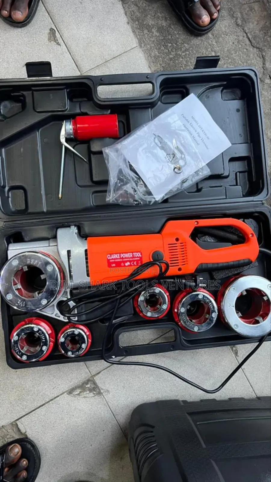 Portable Electric Pipe Threading Machine