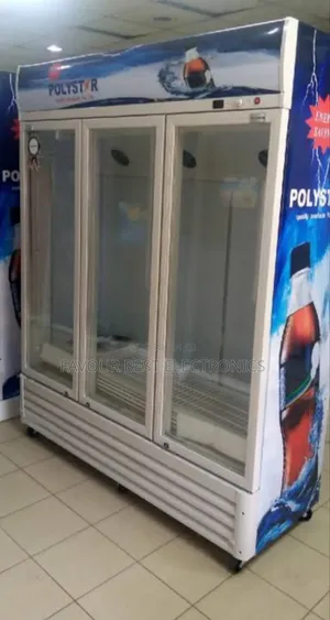 New Polystar Three Doors Showcase Display Fridge Warranty
