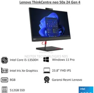 New Lenovo ThinkCentre Neo 50T 8GB Intel Core I5 SSD 512GB