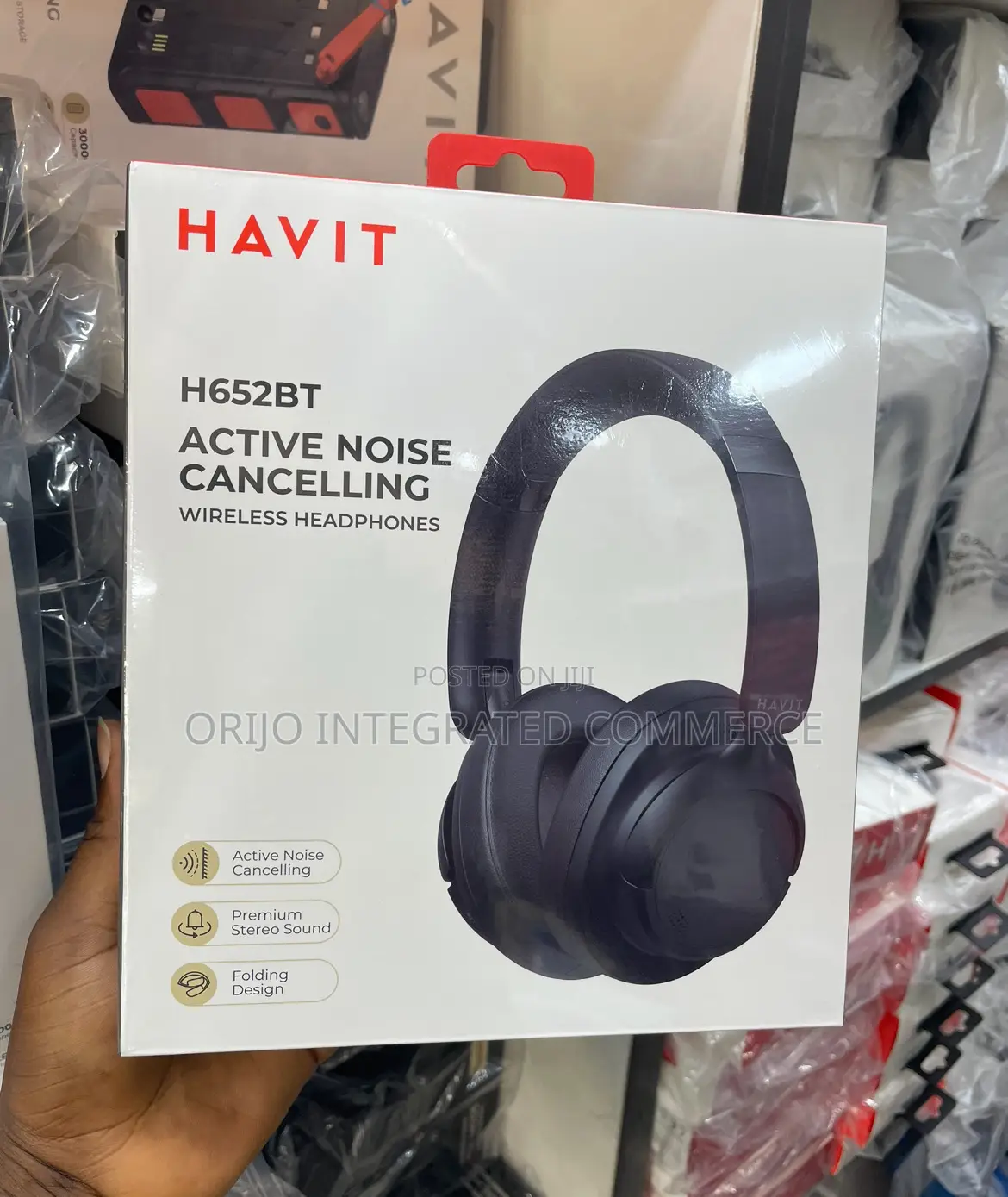 H652bt Active Noise Cancelling Wireless Headphones