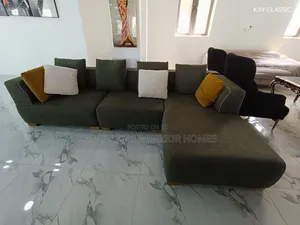 Fabric L Shape Sofa, Turkish Product And Good Quality