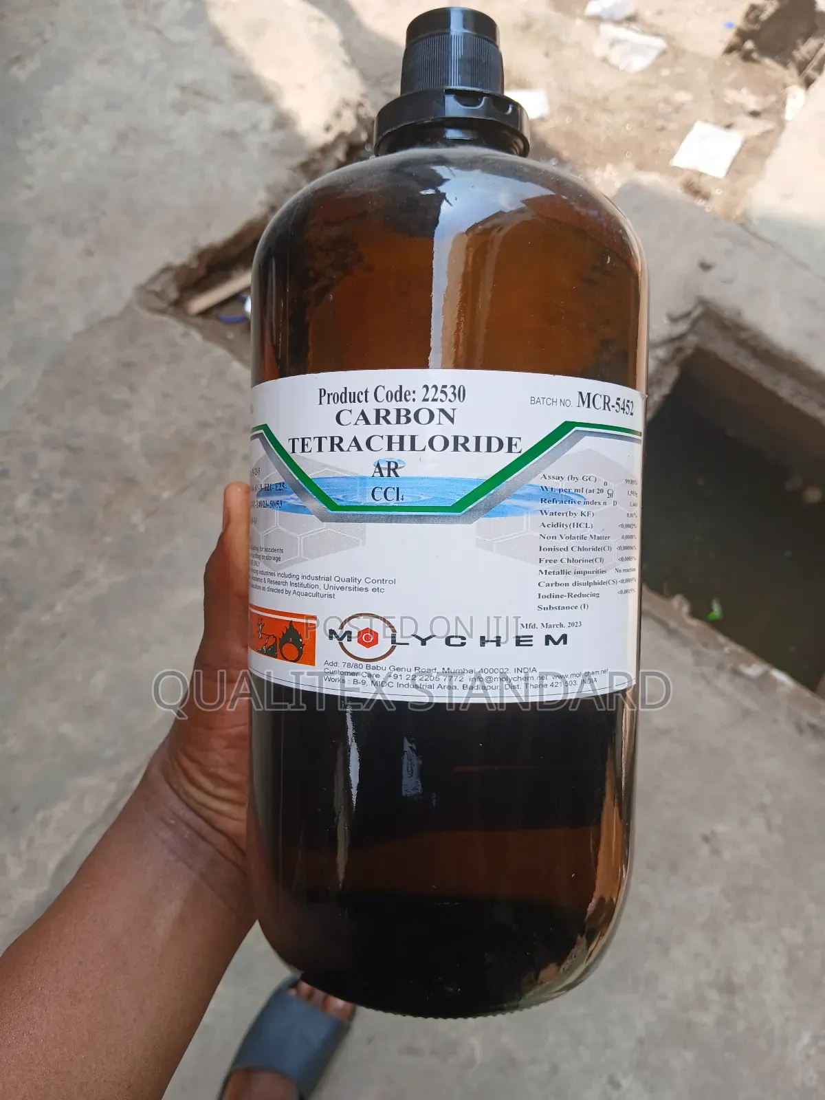 2.5 Litre Carbon Tetrachloride