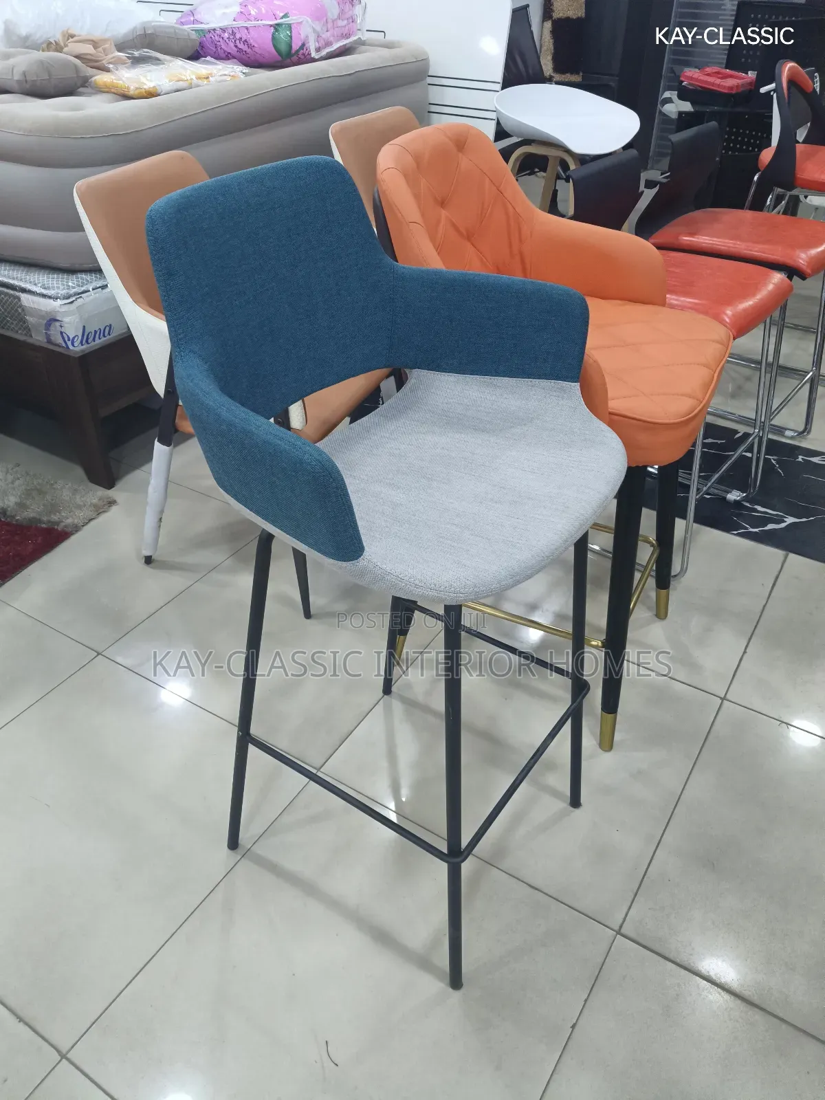 Wine Bar Stool Iron Leg