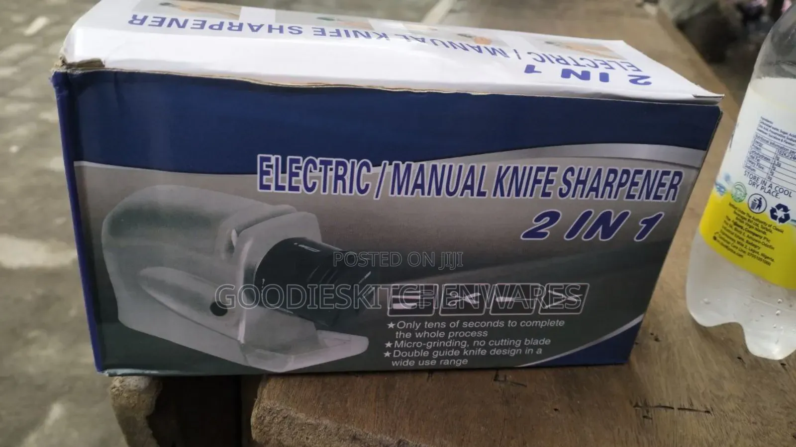 2 in 1 Electric and Manual Knife Sharpener