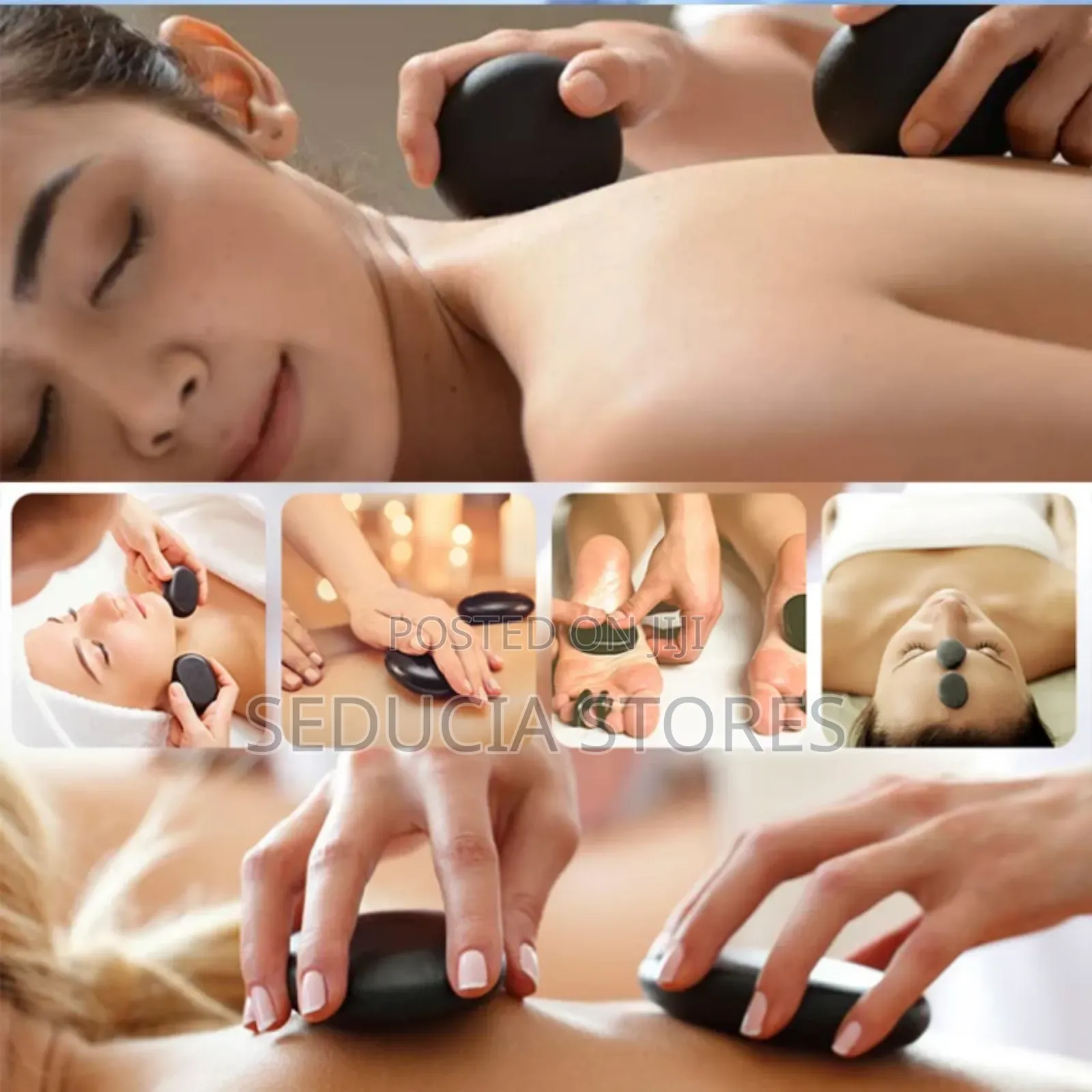 Spa Stone Set With Heating Box
