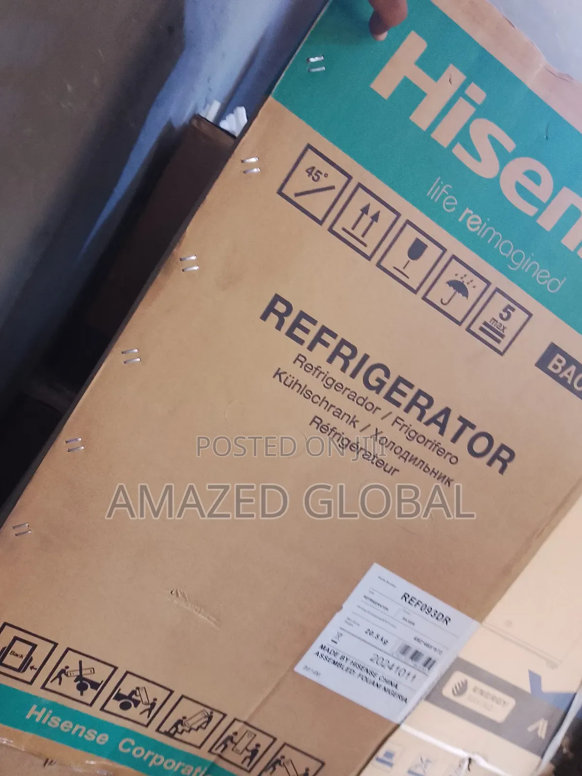 Hisense 90L Single Door Refrigerator -Ref093dr