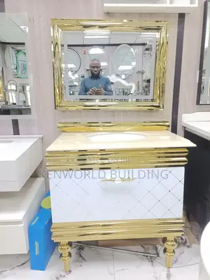 Luxurious Golden Cabinet