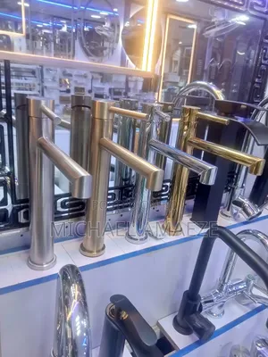 Long Basin Mixer Tap Mart Gold Silver