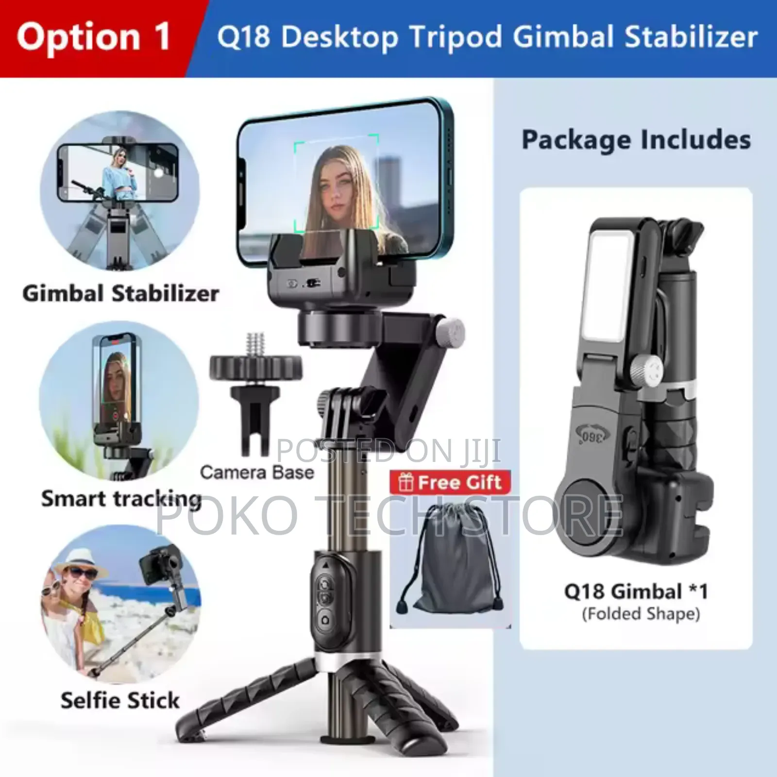 Q18 Handheld Gimbal Stabilizer