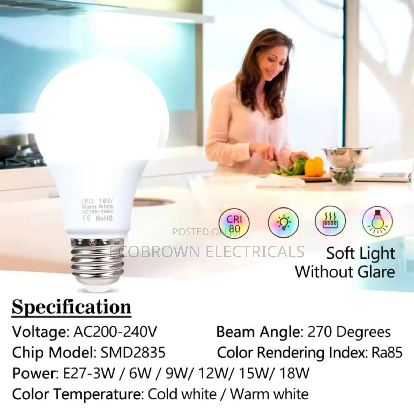 LED Bulb Very Bright