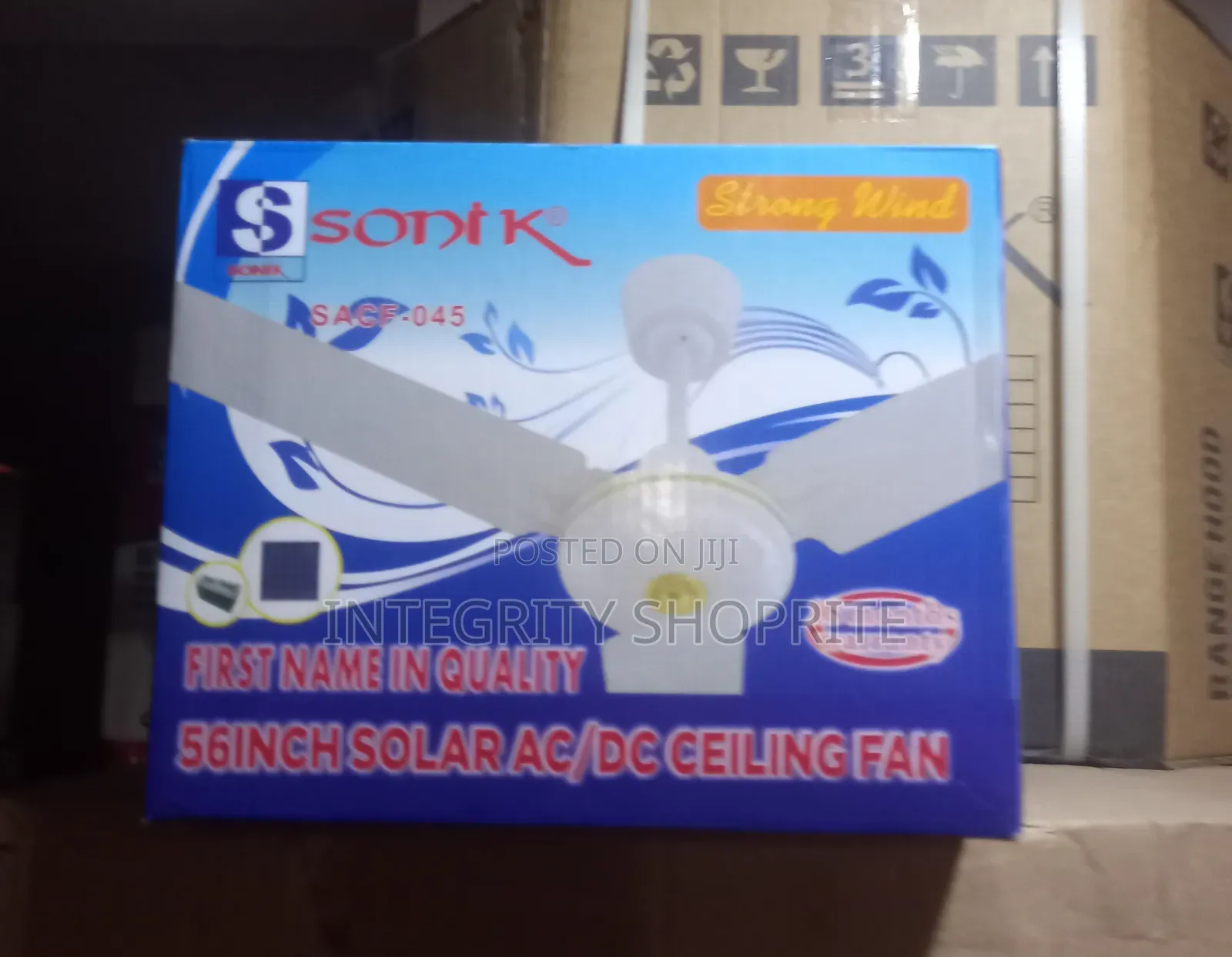 Sonik Ac/Dc 15w Copper Ceiling Fan Solar Panel