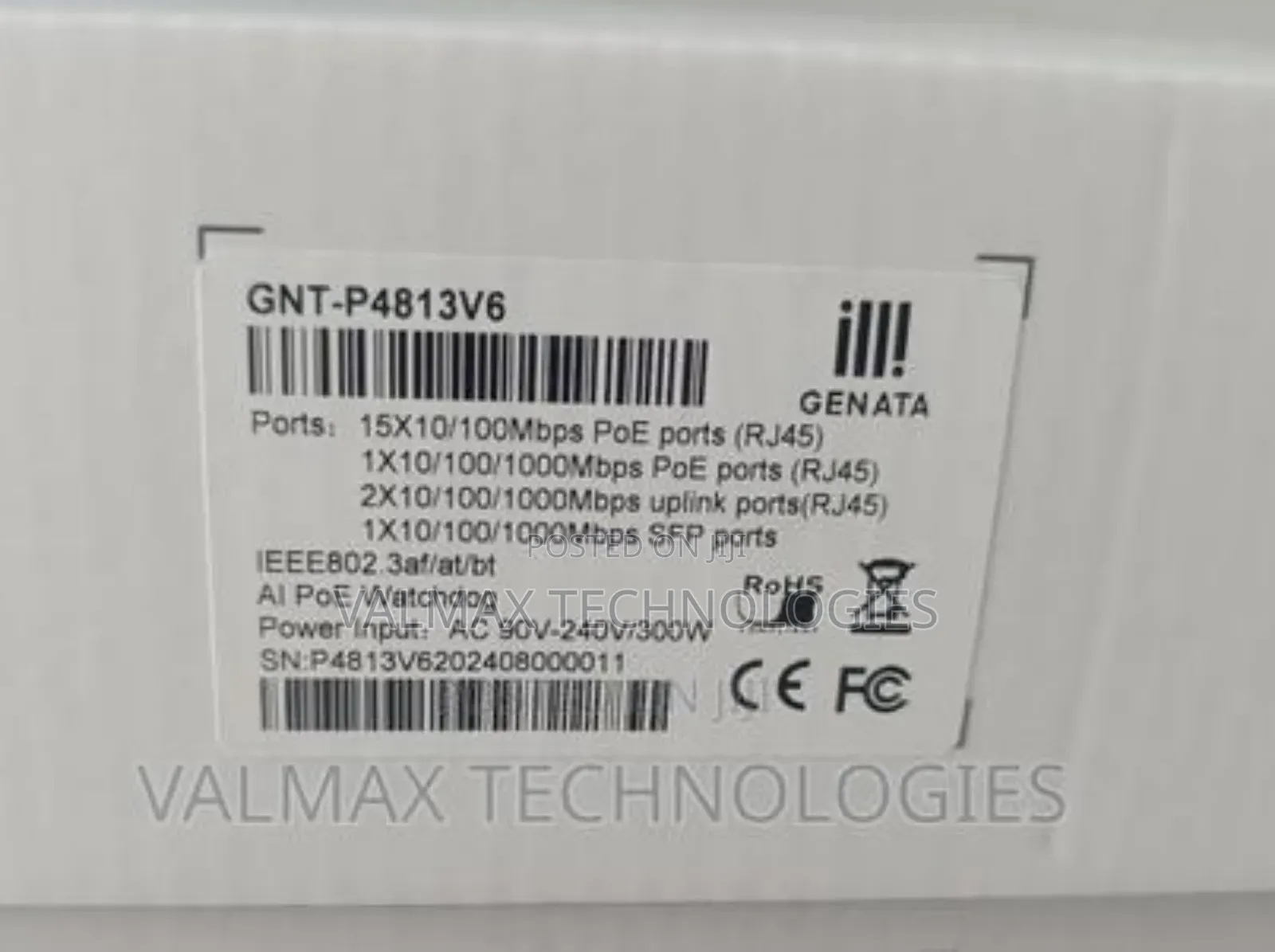 Genata 16 Port Poe Ai Switch