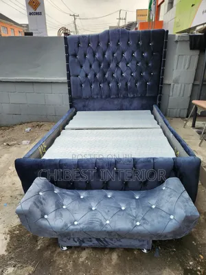 High Quality Grey 4.5by6 Bed Set