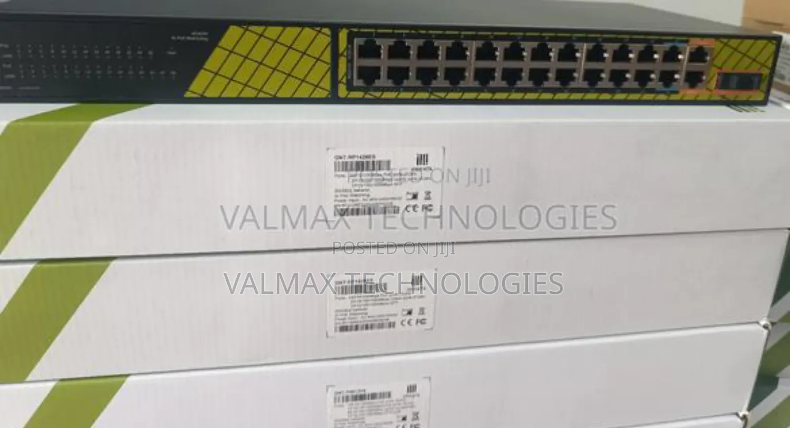 Genata 24 Port Ai Poe Rack Mountable Poe Switch