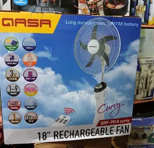 Qasa 18 Inch’S Rechable Standing Fan 18 Inchs