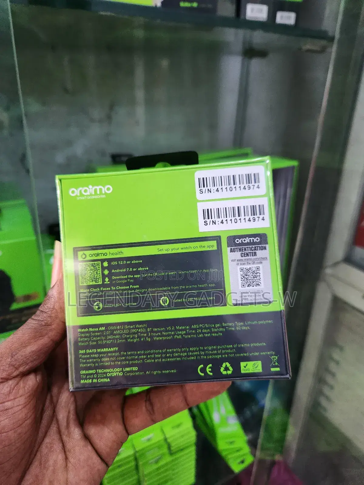 Oraimo Osw-812 Watch Nova Am