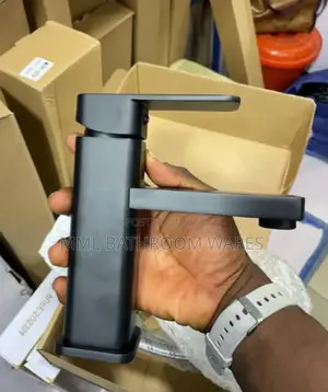 Modern Black 304 Stainless Steel Faucet for Bathroom Sink