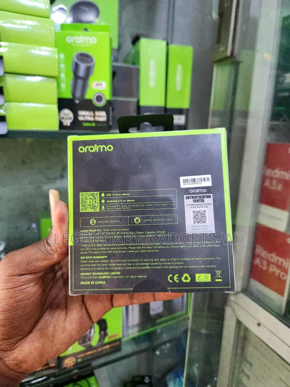 Oraimo Watch 4 Lite OSW-18