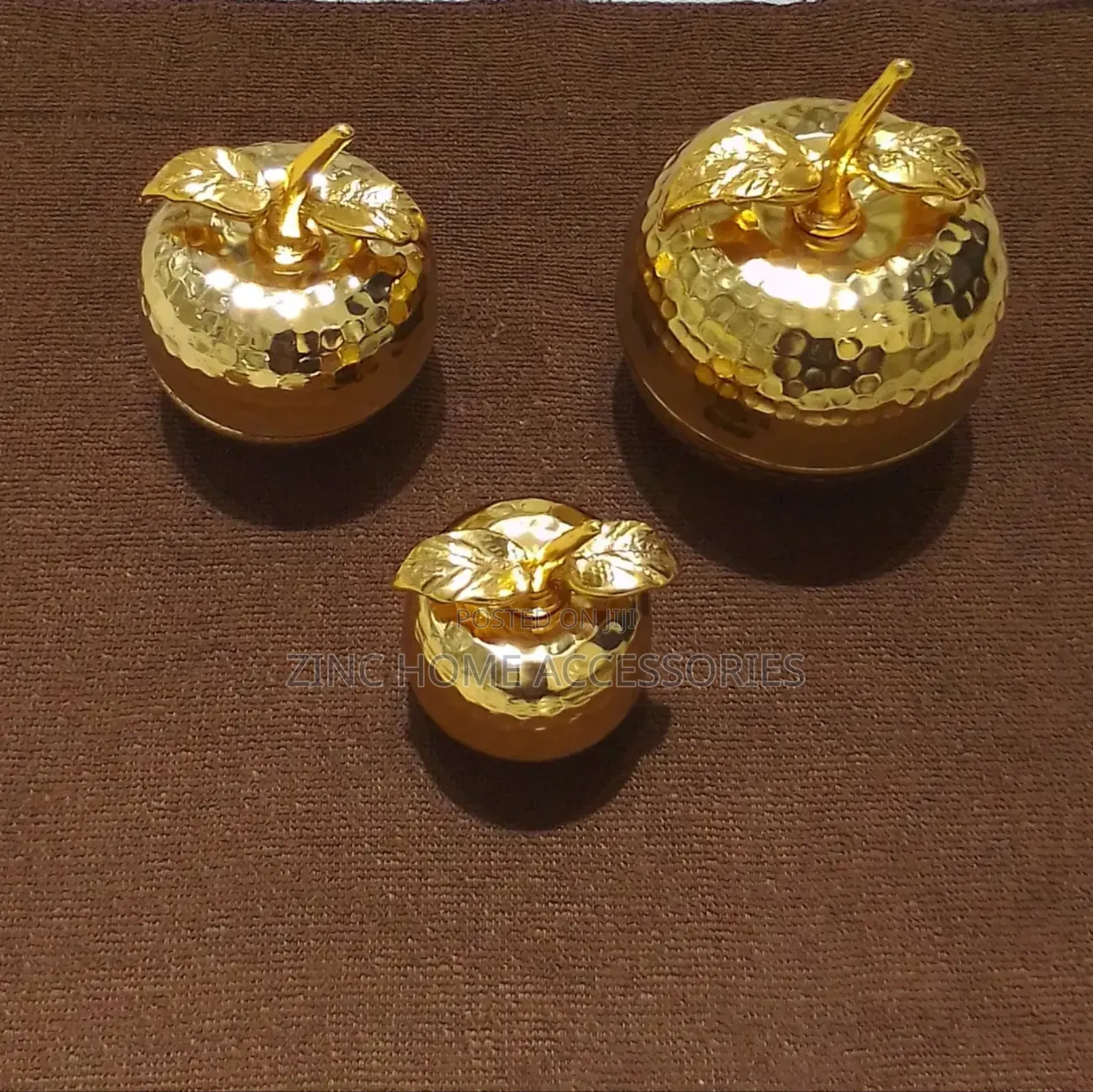 3pc Gold Apple
