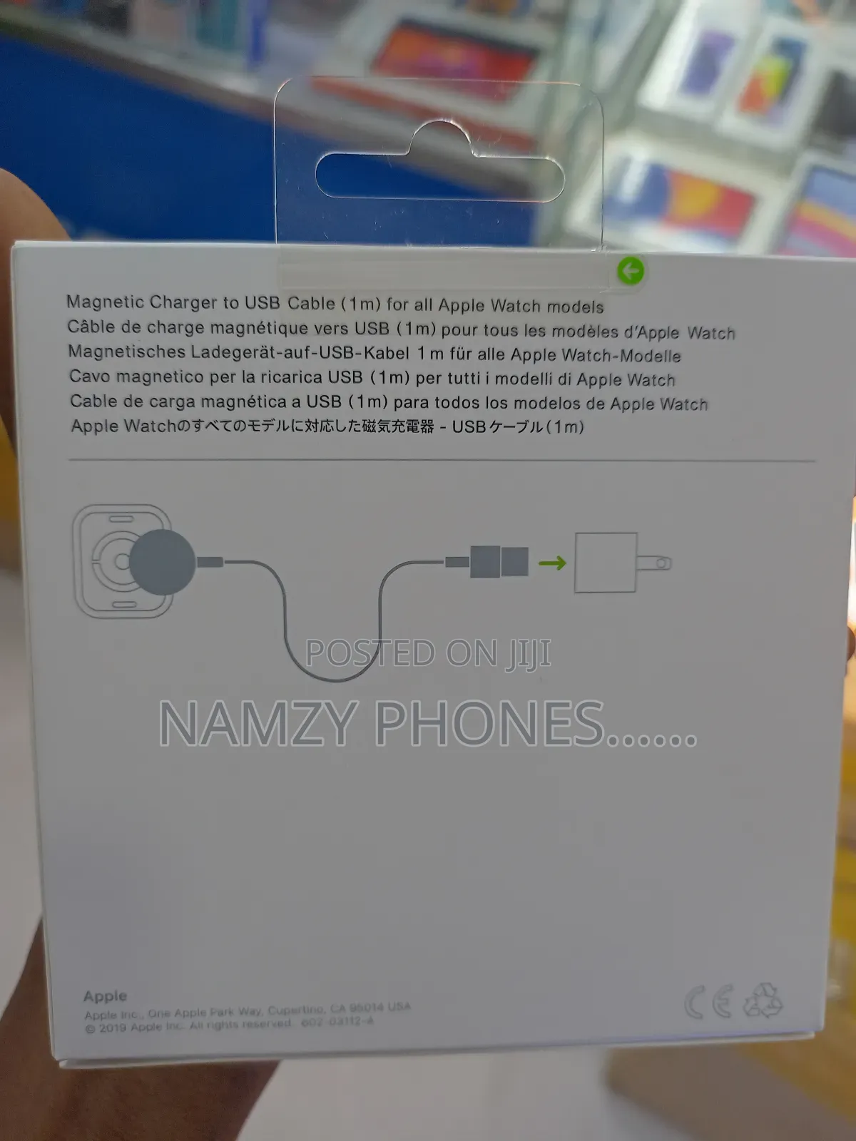 Apple Watch Magnetic Charger to USB 1m Cable