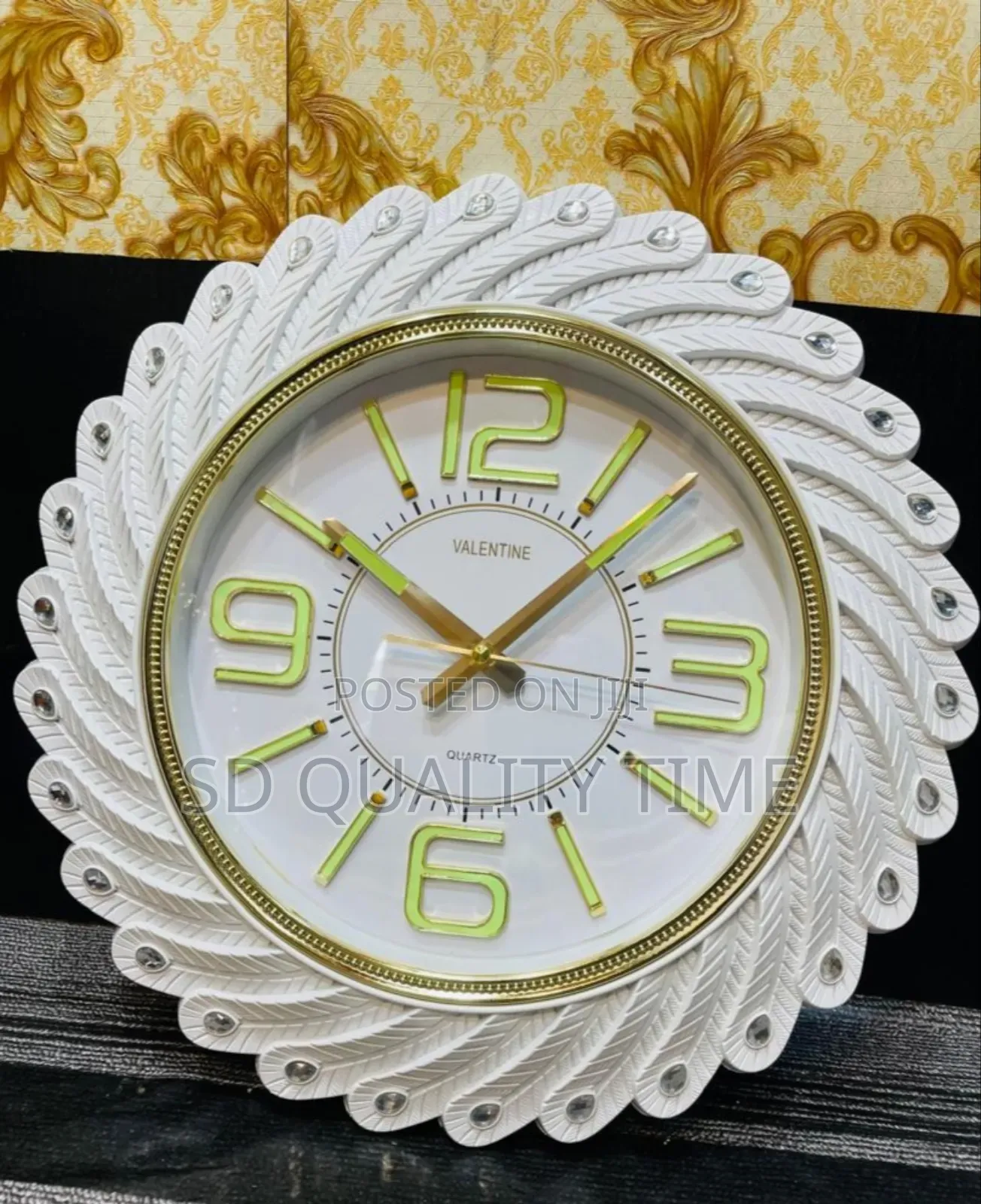 Valentine Night Glow Wall Clock