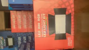LED 800 RGB Light With Tripod Stand - Multicolored Content
