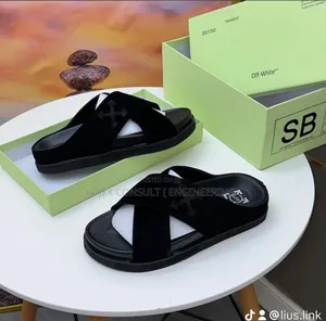 Off White Comfy Slides